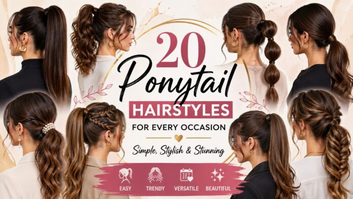 20 Ponytail Hairstyles for Girls