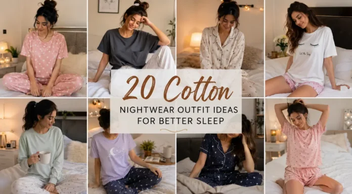 20 Cotton Nightwear Outfit Ideas for Better Sleep