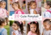 20 Cute Ponytail Hairstyles for Kids