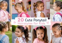 20 Cute Ponytail Hairstyles for Kids