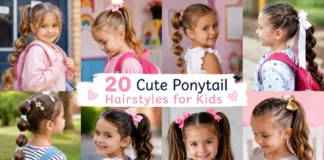 20 Cute Ponytail Hairstyles for Kids