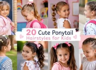 20 Cute Ponytail Hairstyles for Kids